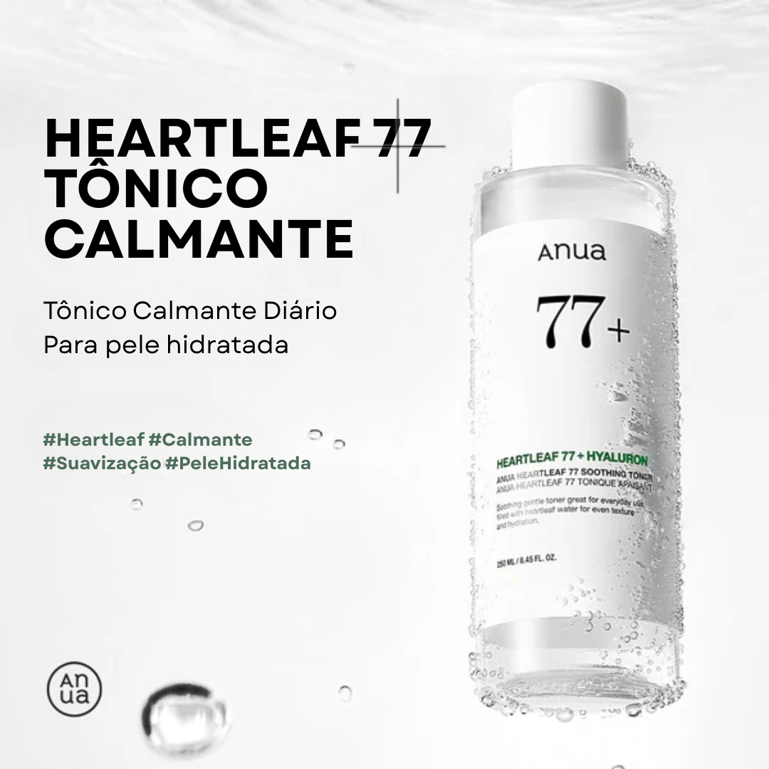 Tônico Calmante Heartleaf 77% para Peles Sensíveis | Anua