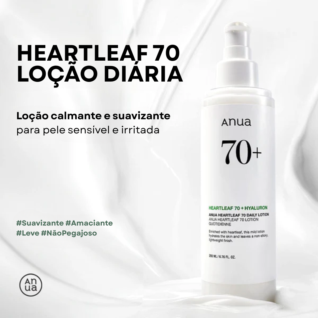 Loção Hidratante Heartleaf 70% Diária | Anua
