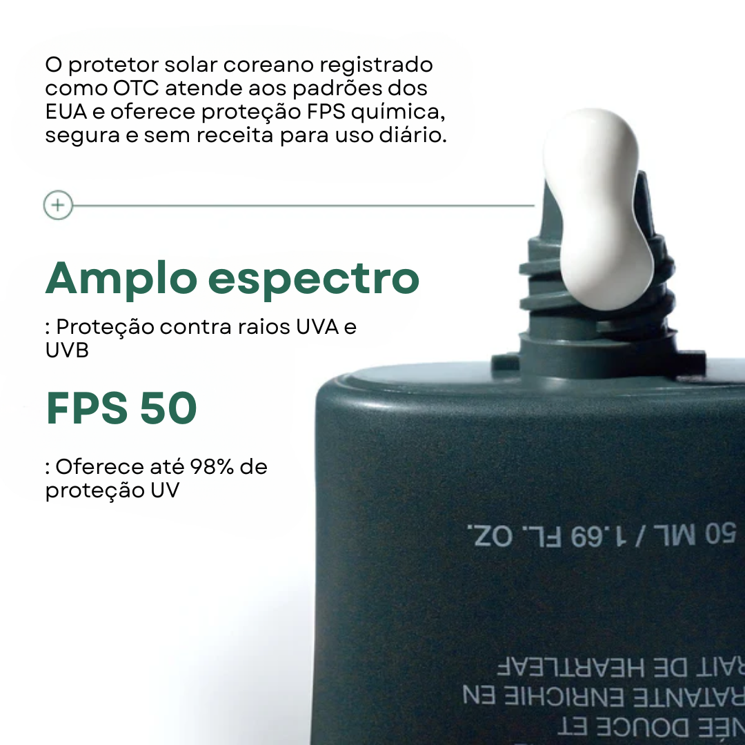 Protetor Solar Heartleaf FPS 50+ Silky e Hidratante | Anua
