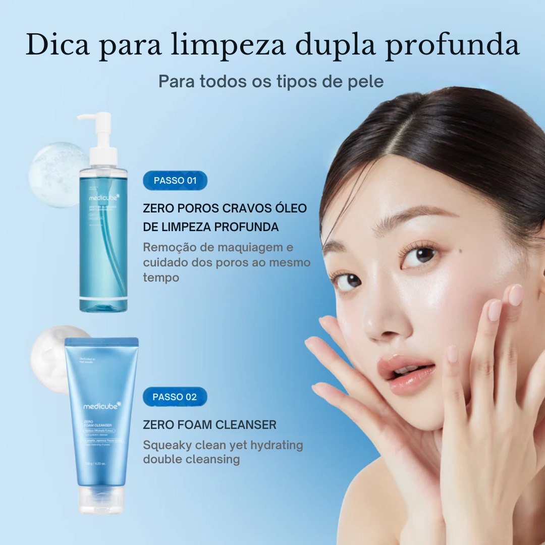 Óleo de Limpeza Zero Pore com LHA e Niacinamida | Medicube