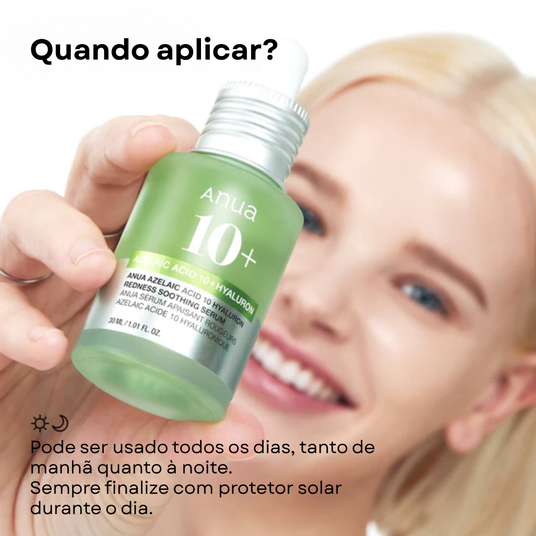 Sérum Ácido Azelaico 10% para Vermelhidão e Acne | Anua