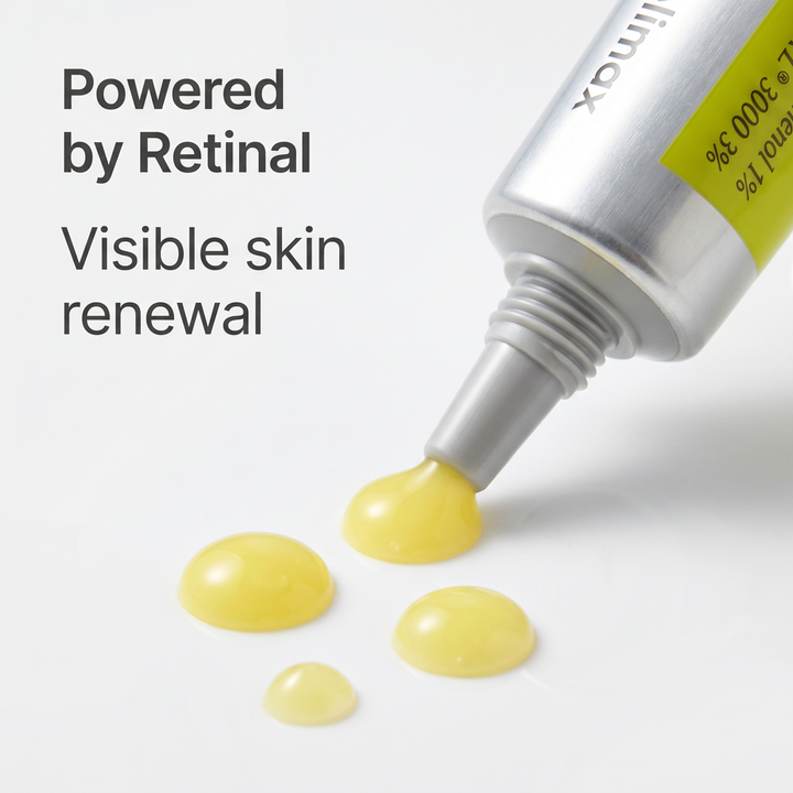 Celimax Vita A Firming Kit featuring a 2-product set with 0.1% Retinol Serum and 0.1% Retinal Booster.