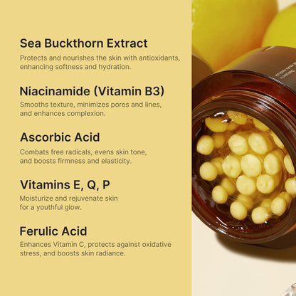 Medicube Deep Vita C Capsule Cream helping to smooth fine lines and early signs of ageing.