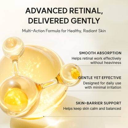Retinal Booster Shot revitalising tired-looking skin for a more even, energised appearance using caffeine.