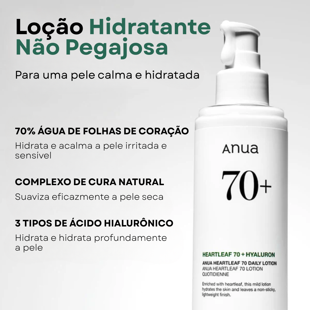 Loção Hidratante Heartleaf 70% Diária | Anua