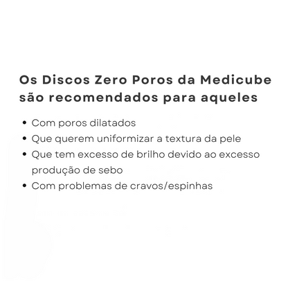 Disco Zero Poro 2.0 com AHA e BHA | Medicube