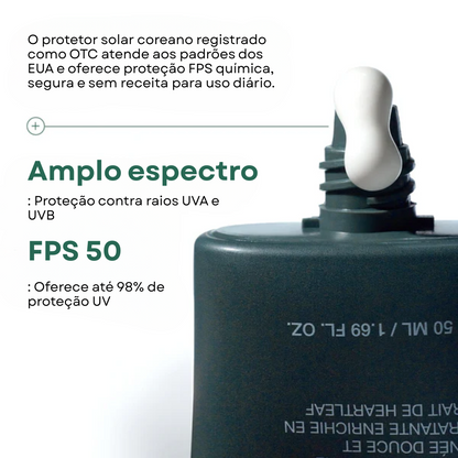 Protetor Solar Heartleaf FPS 50+ Silky e Hidratante | Anua