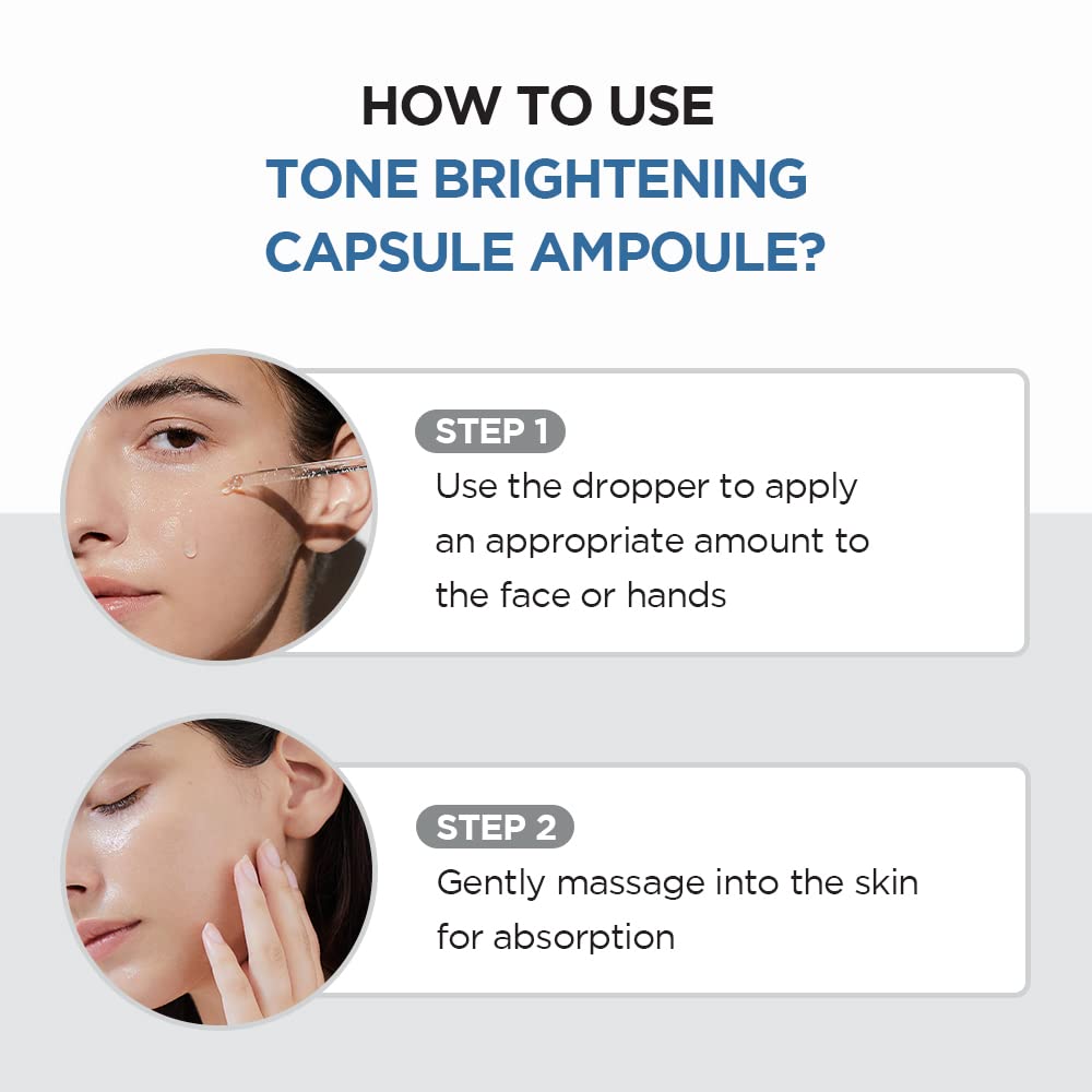 Tone Brightening Ampoule leaving the skin soft, supple, and comfortable with a non-sticky finish.