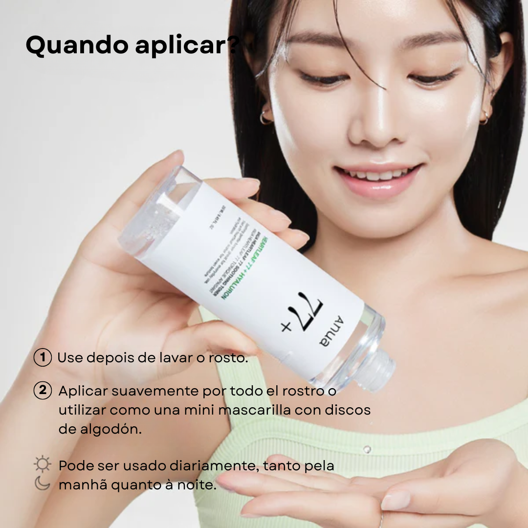 Tônico Calmante Heartleaf 77% para Peles Sensíveis | Anua