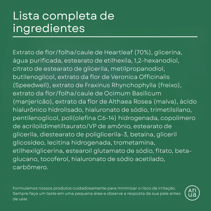 Loção Hidratante Heartleaf 70% Diária | Anua
