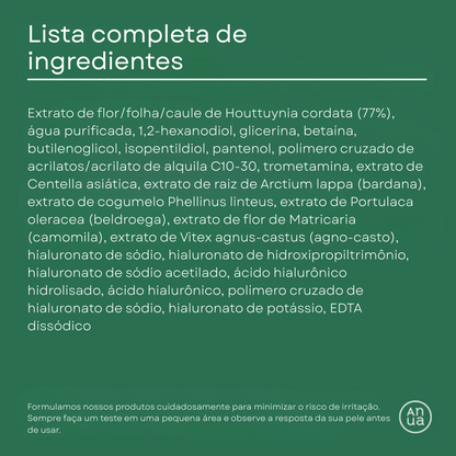Tônico Calmante Heartleaf 77% para Peles Sensíveis | Anua