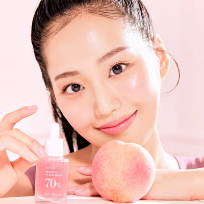 Sérum Peach 70% + Niacinamida 5% para Pele Radiante | Anua