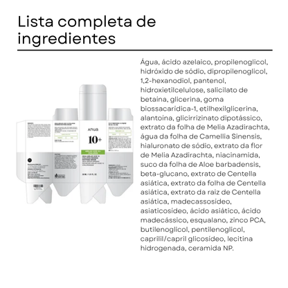 Sérum Ácido Azelaico 10% para Vermelhidão e Acne | Anua