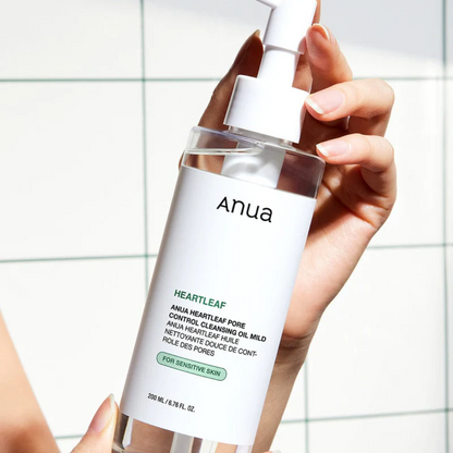 Kit Dupla Limpeza Heartleaf Óleo + Espuma | Anua