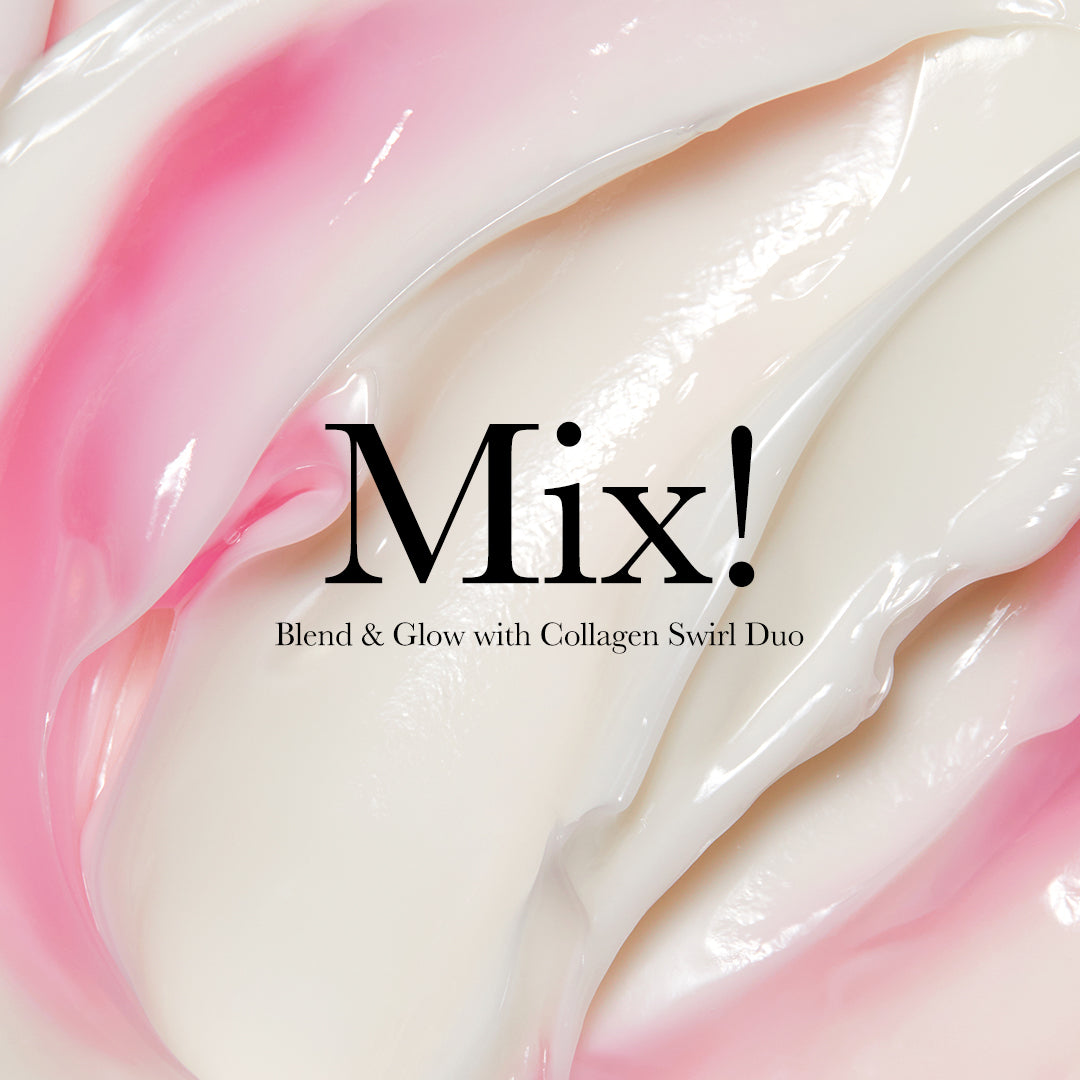 Medicube Collagen Swirl Duo Kit strengthening the skin barrier and improving overall resilience.