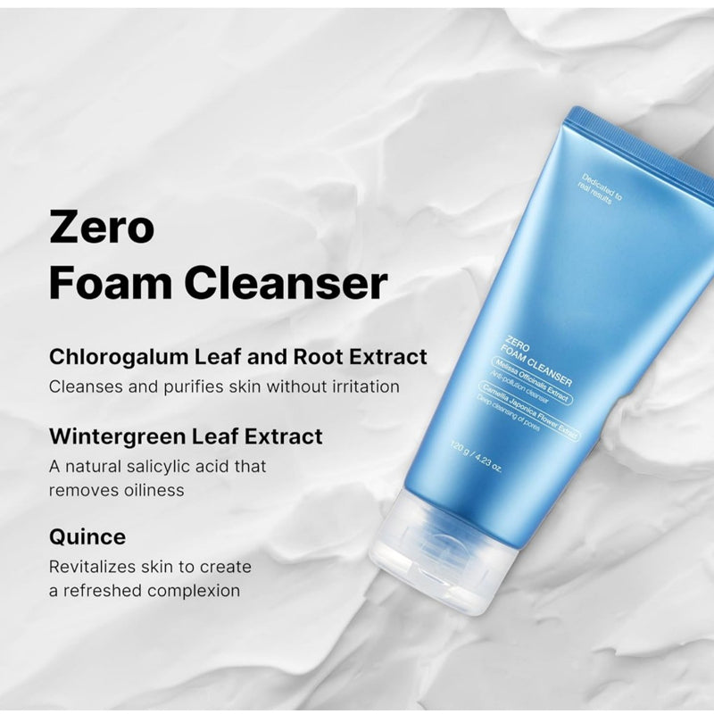 Medicube Zero Foam Cleanser shielding skin against environmental pollution with Pollushield technology.