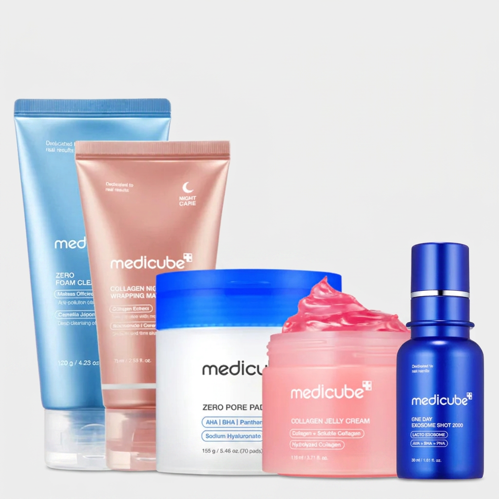 Kit Pele de Vidro 7 Dias com 5 Produtos | Medicube