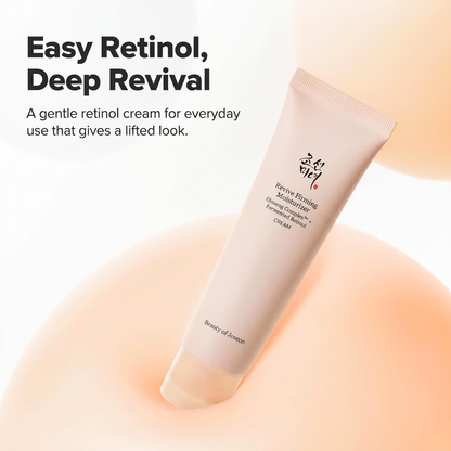 Beauty of Joseon Ginseng Ceramide + Fermented Retinol Firming Cream supporting cell renewal and reducing the appearance of fine lines.