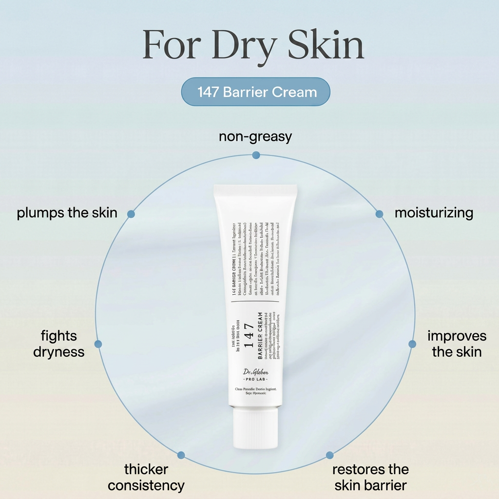 Barrier 147 Cream improving skin elasticity and overall appearance with daily use.