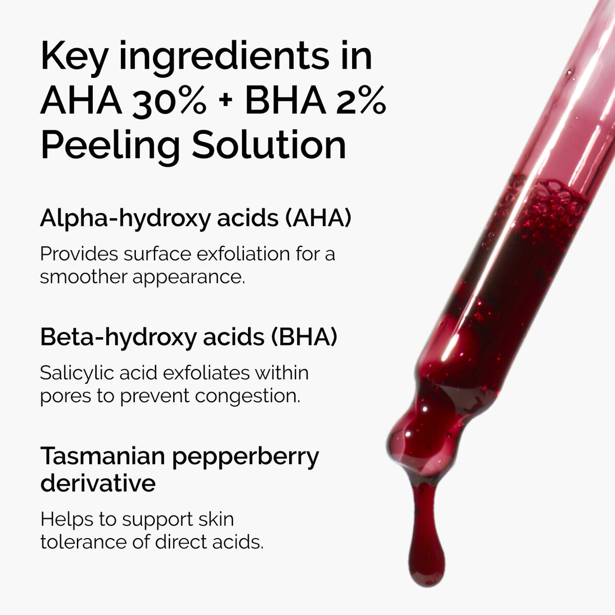 AHA 30% + BHA 2% chemical peeling solution