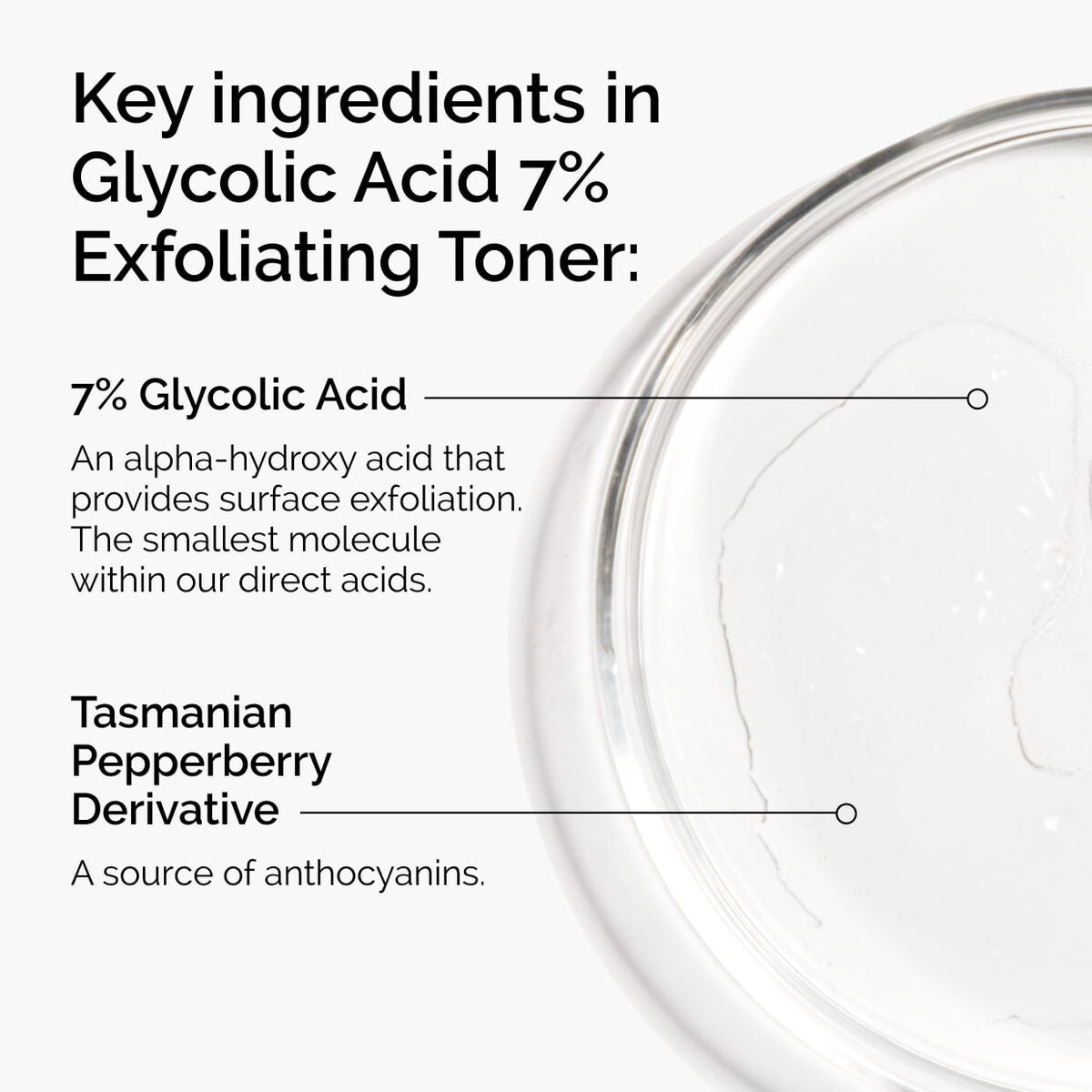 Glycolic Acid toner for dull and uneven skin