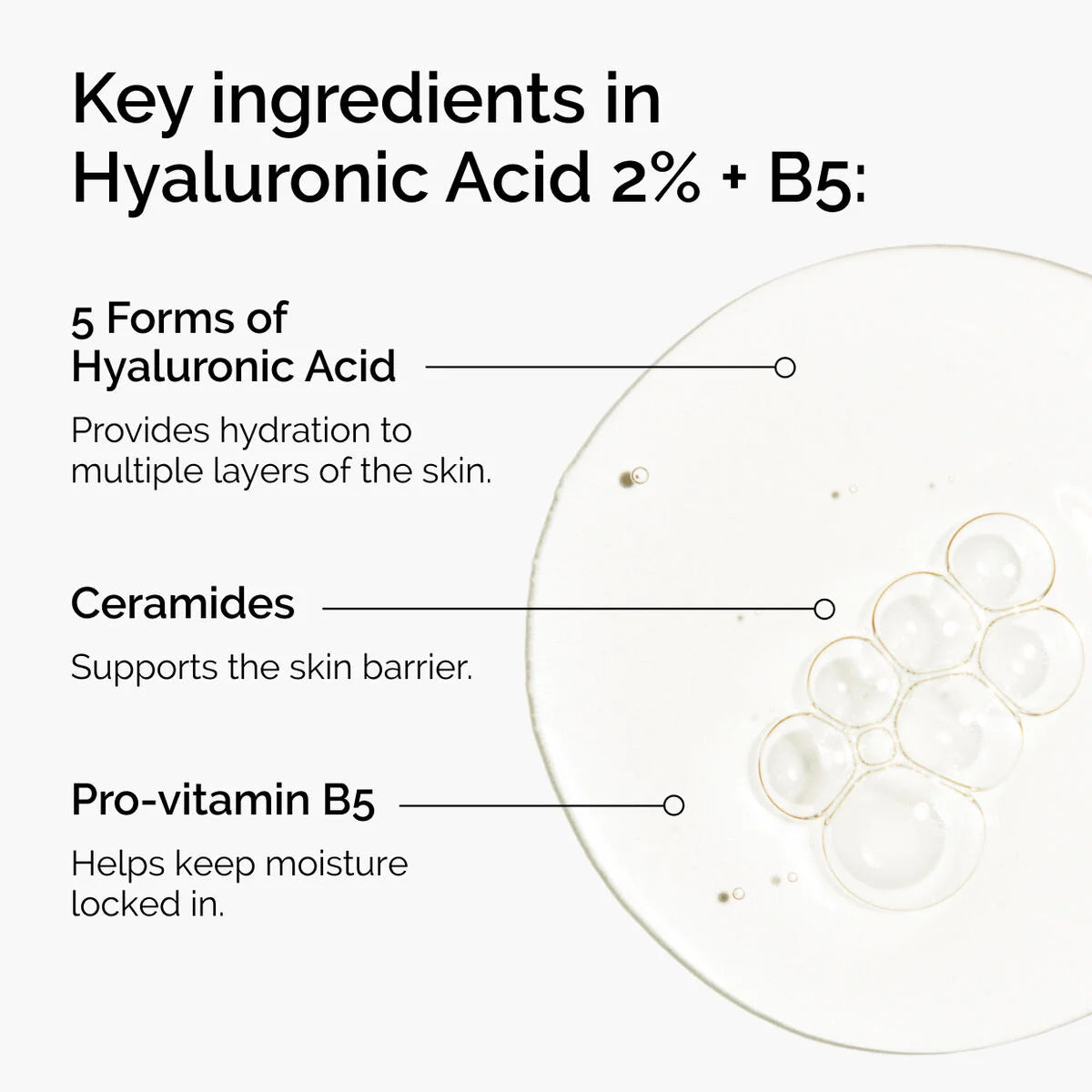 The Ordinary Hyaluronic Acid serum for hydrated skin