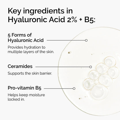 The Ordinary Hyaluronic Acid serum for hydrated skin