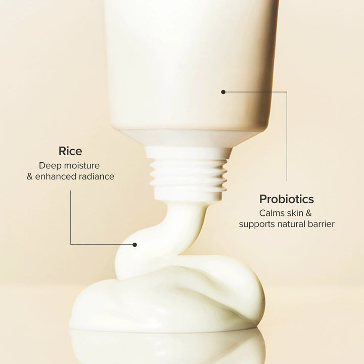 Beauty of Joseon Rice & Probiotic Sunscreen SPF50+ PA++++ providing daily high-protection SPF with absolutely no white cast.