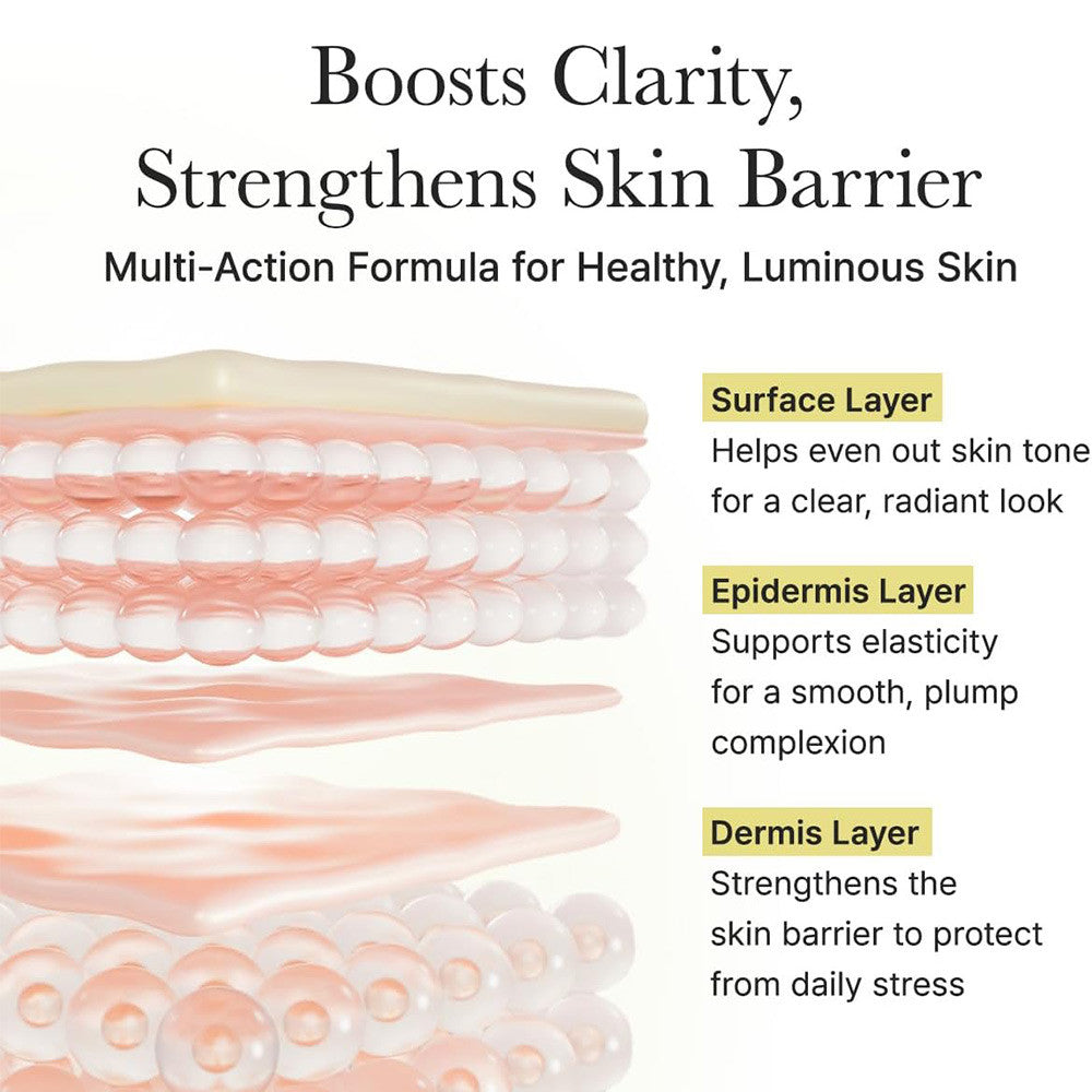 Arencia Vitamin C Booster Shot Serum protecting against environmental stressors with glutathione and vitamin E.